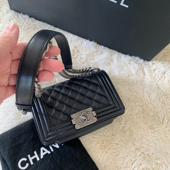 🔥Authentic CHANEL Mini LeBoy‼️hard to find🔥 - Picture 2 of 13